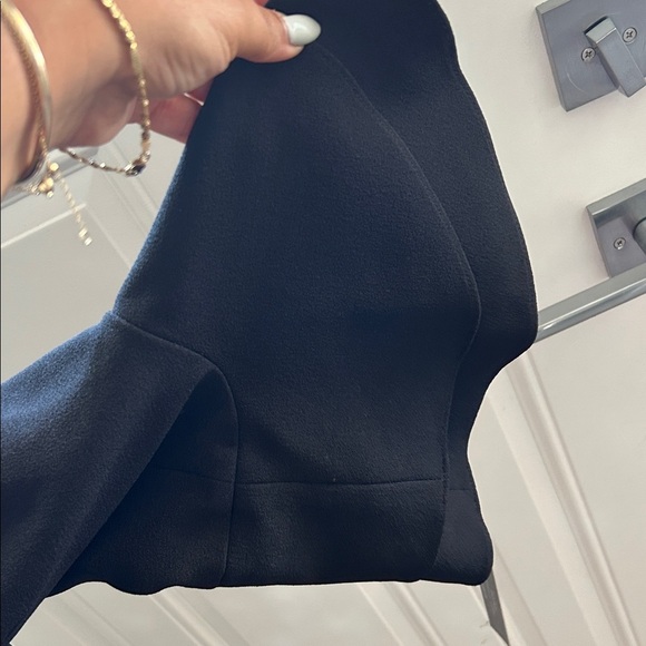 Tahari Arthur Levine Black Pearl Ruffle Women's Jacket - Picture 4 of 7